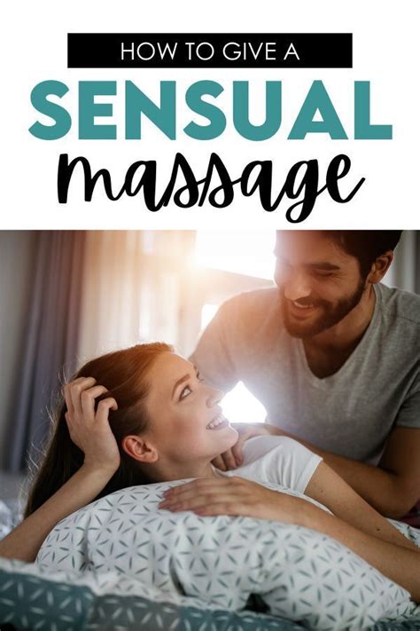 Sensual Touching Techniques .